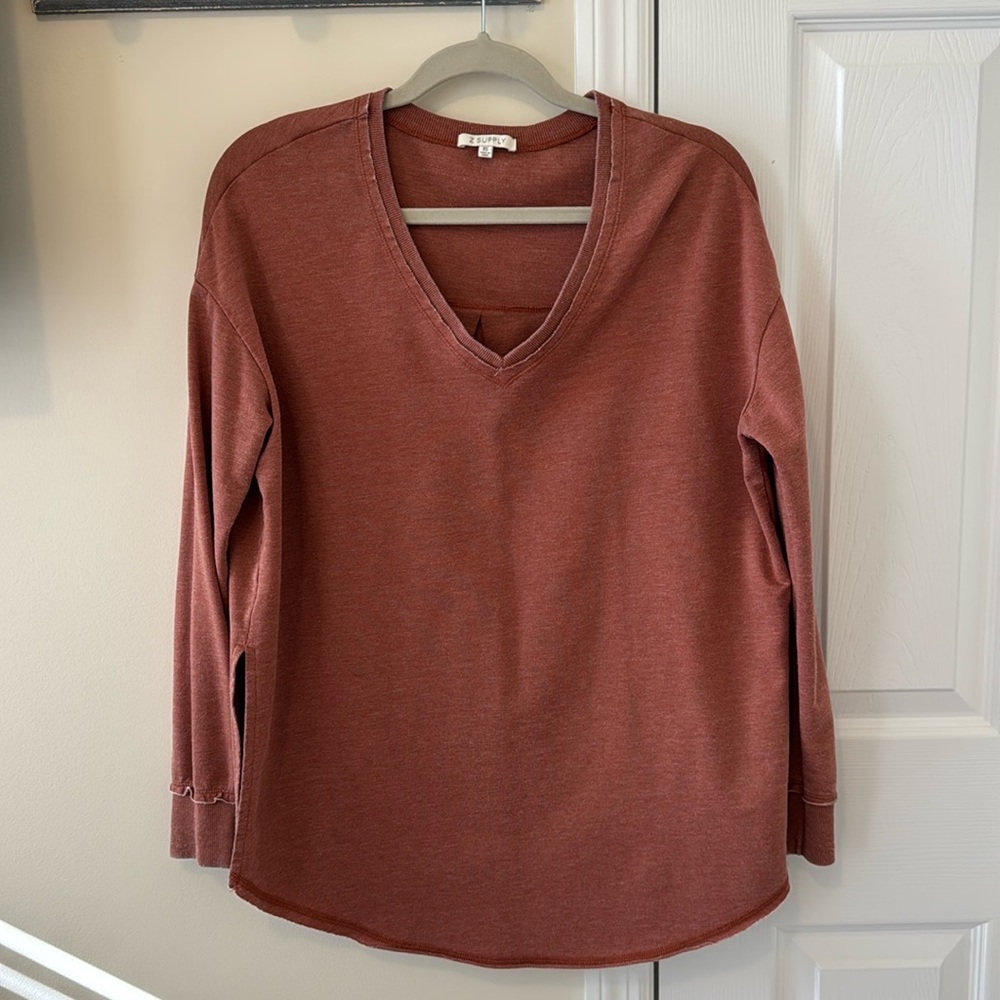 Z Supply Casual Top Burnt Orange/Rust